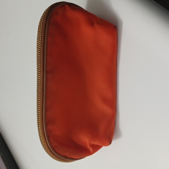 Michael Kors Orange 🍊 Nylon Cosmetic Bag - Picture 2 of 7